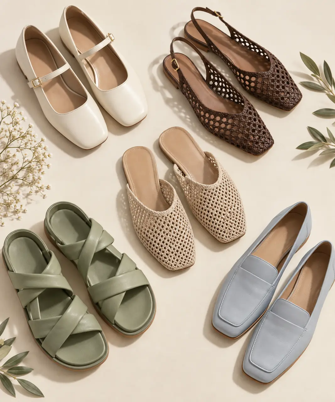 Les chaussures femme du printemps 2026 misent sur le bout carré, les matières ajourées et le confort quotidien