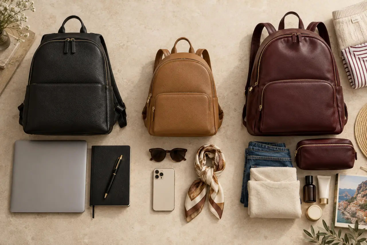 Sac à dos femme chic : trouvez le format adapté au bureau, à la ville et à 24 heures d’escapade