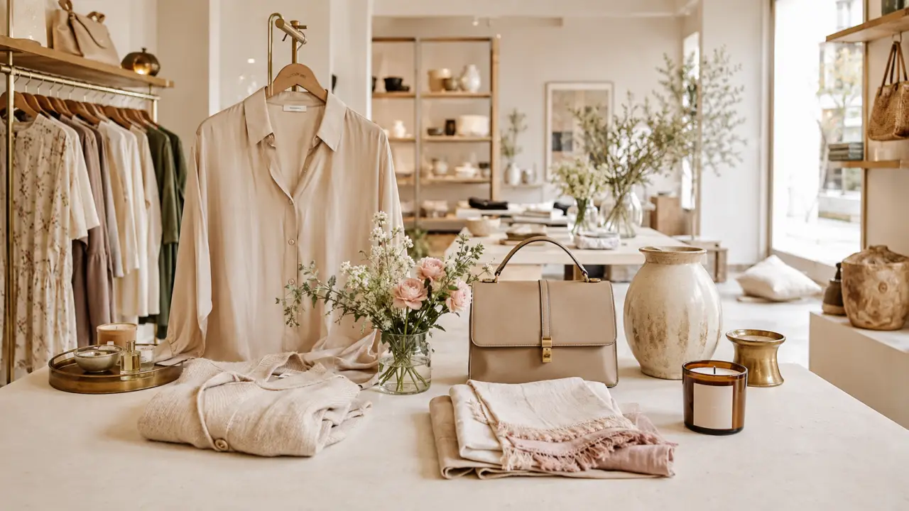 Femme élégante en trench-coat beige avec sac en cuir artisanal dans une rue parisienne