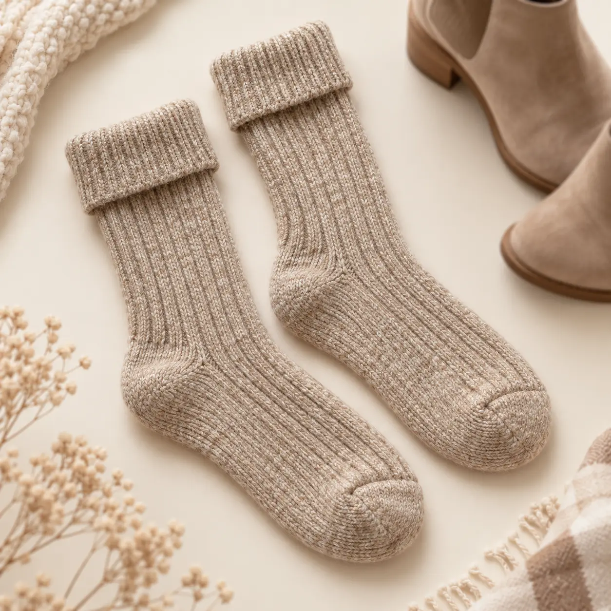 Chaussette chaude pour femme : des pieds au chaud sans serrer dans ses chaussures