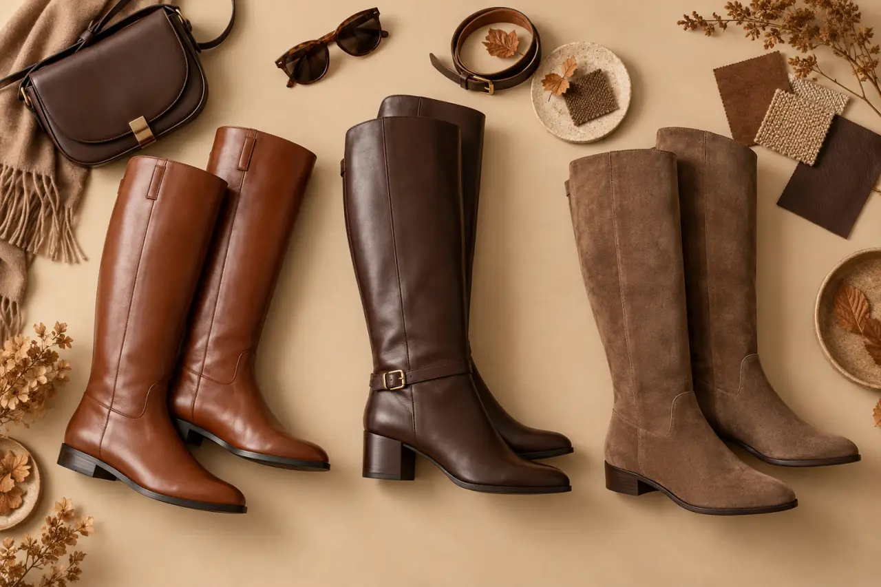 Bottes cavalières femme marron : plat, à talon ou velours, comment choisir sans se tromper ?
