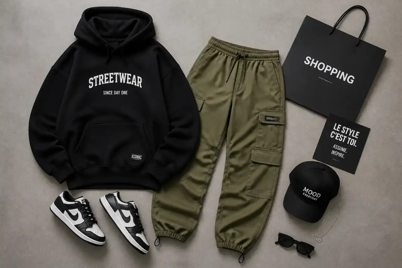 Streetwear femme : hoodie oversize, cargo et sneakers, le trio qui fait le look