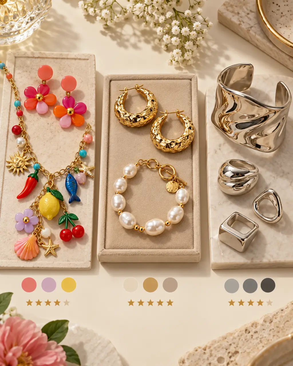 Marque de bijoux fantaisie : comparez l’originalité, la qualité et le style